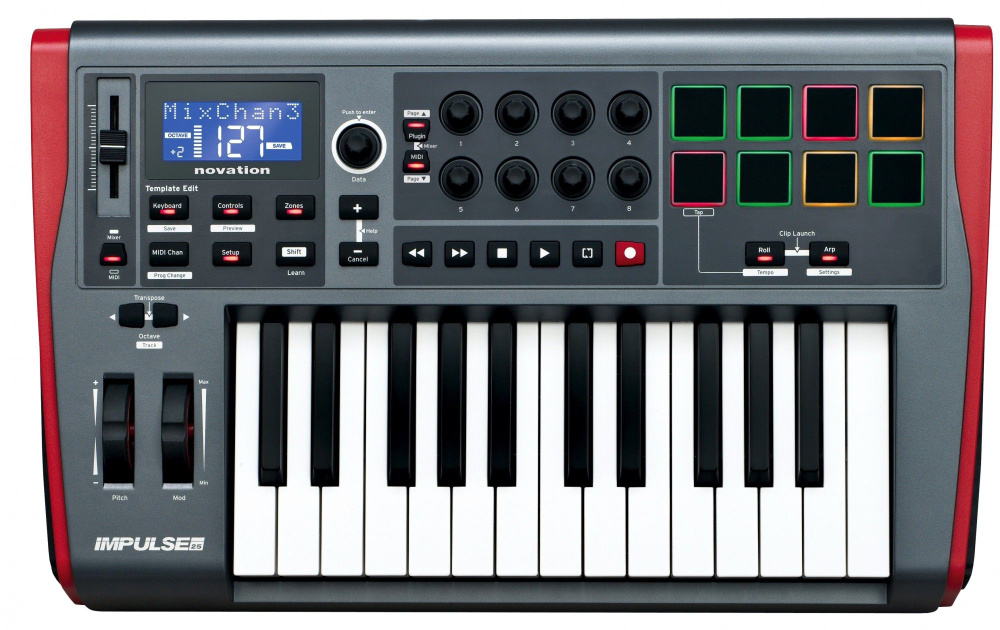 NOVATION Impulse 25 миди-клавиатура, 25 клавиш. купить на OZON по ...