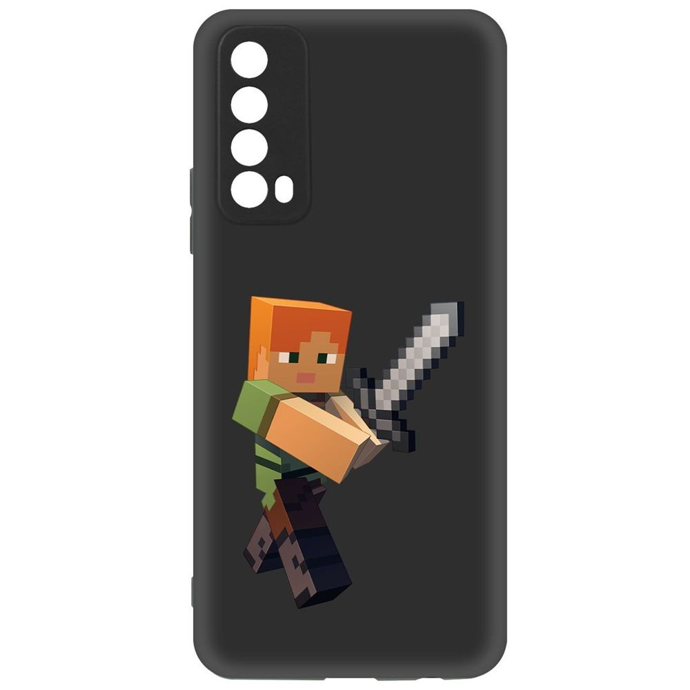 Чехол-накладка Krutoff Soft Case Minecraft-Алекс для Huawei P Smart 2021  черный - купить с доставкой по выгодным ценам в интернет-магазине OZON  (934350025)