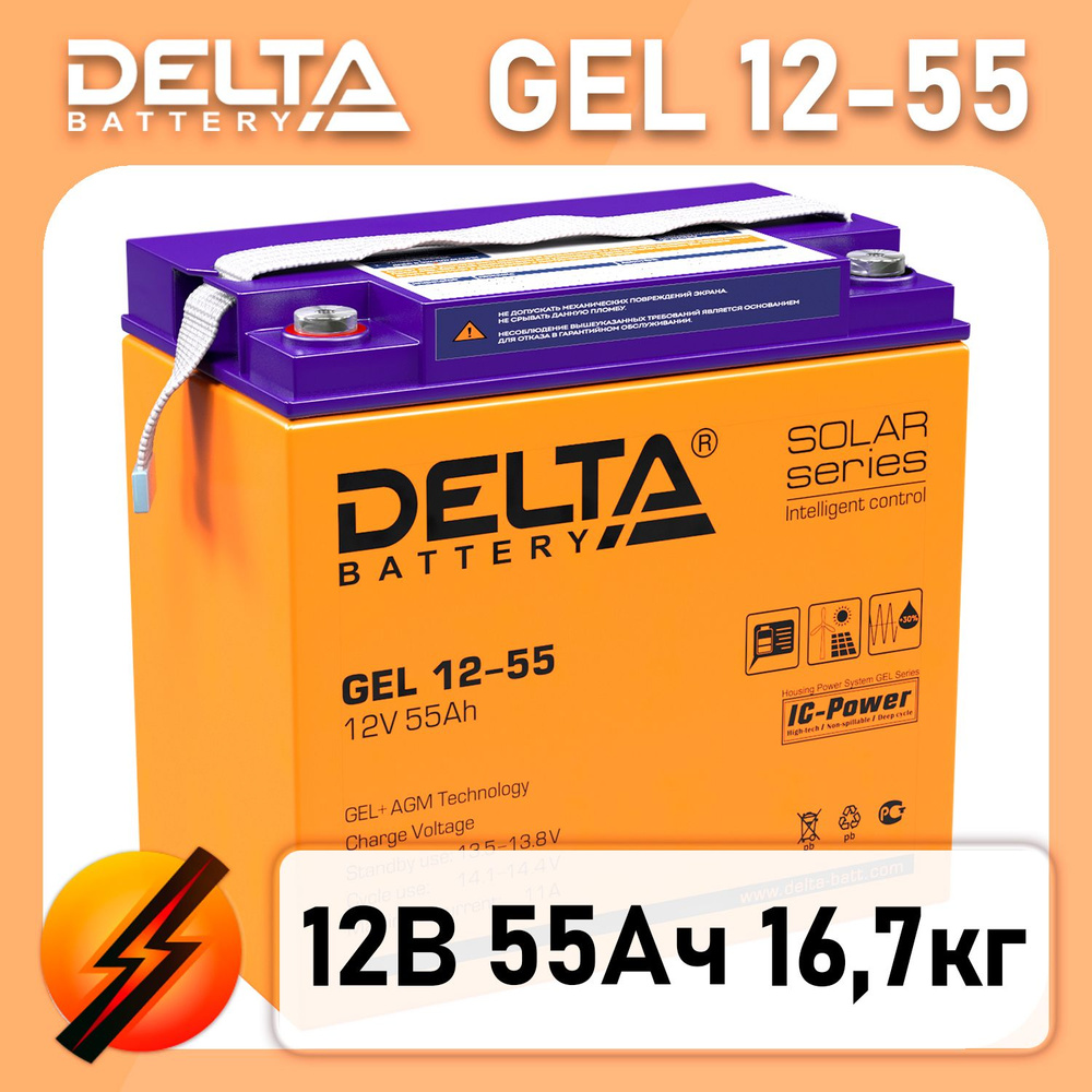 Батарея для ИБП Delta Battery купить по выгодной цене в интернет-магазине  OZON (262226960)