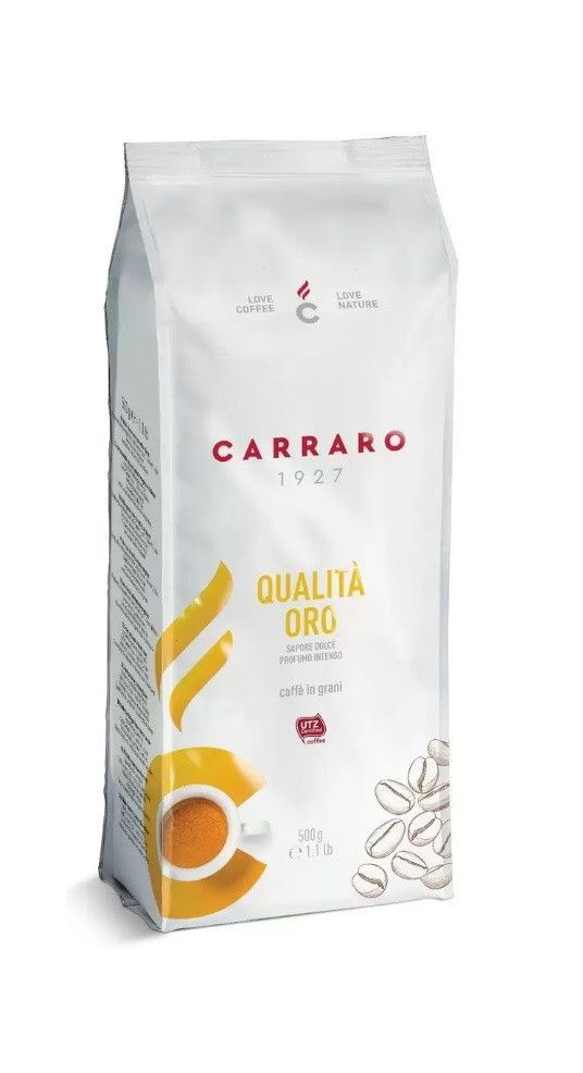 Кофе в зернах Carraro Qualita Oro 500гр #1