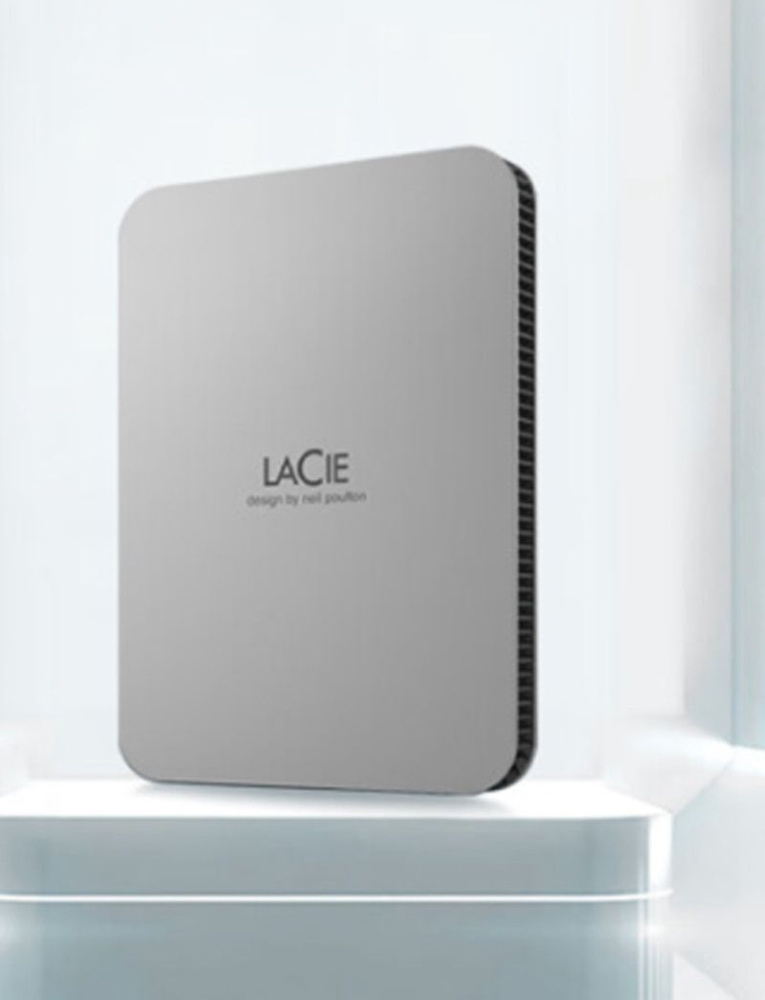 LaCie 1 ТБ Внешний жесткий диск Mobile Drive (STLP1000400), серебристый ...