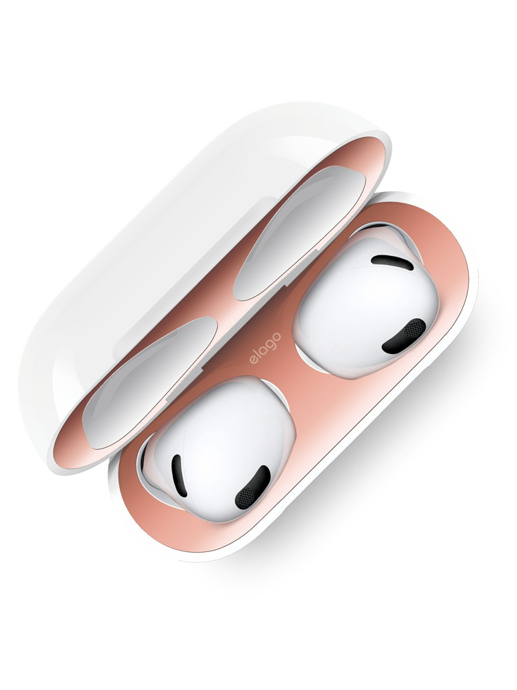 Защитная пластина Elago Dust Guard для зарядного кейса Apple Airpods 3 / на Эпл Аирподс 3 металлическая, #1