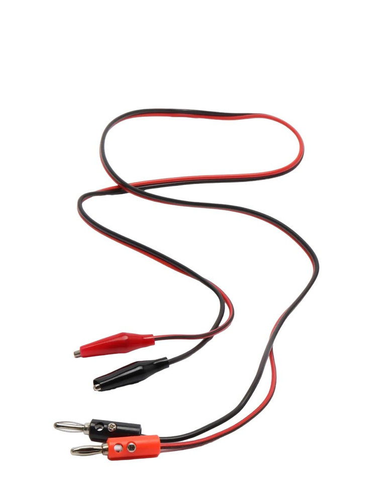 Провода с зажимами крокодил-банан. - купить с доставкой по выгодным ...