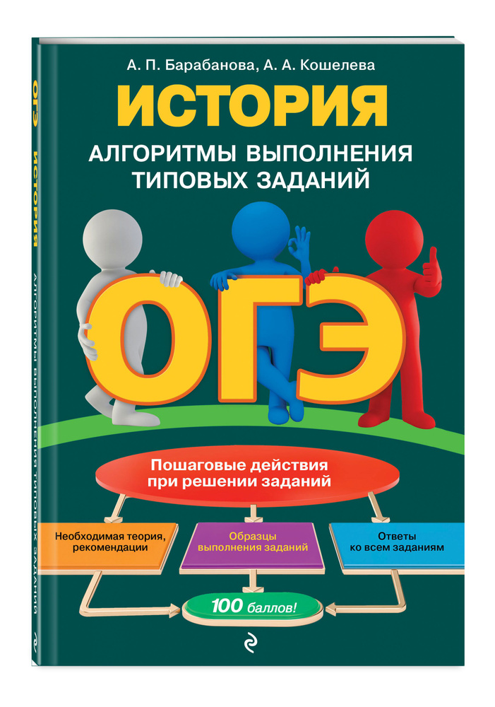 ОГЭ. История. Алгоритмы выполнения типовых заданий | Барабанова Алиса Павловна, Кошелева Анна Александровна #1
