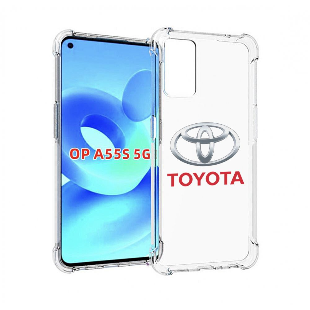 Чехол-бампер MyPads для OPPO A55s с рисунком toyota-тоиота-4 мужской,  противоударный, силиконовый, с выступами и усиленными углами для защиты  камеры - купить с доставкой по выгодным ценам в интернет-магазине OZON  (739794631)