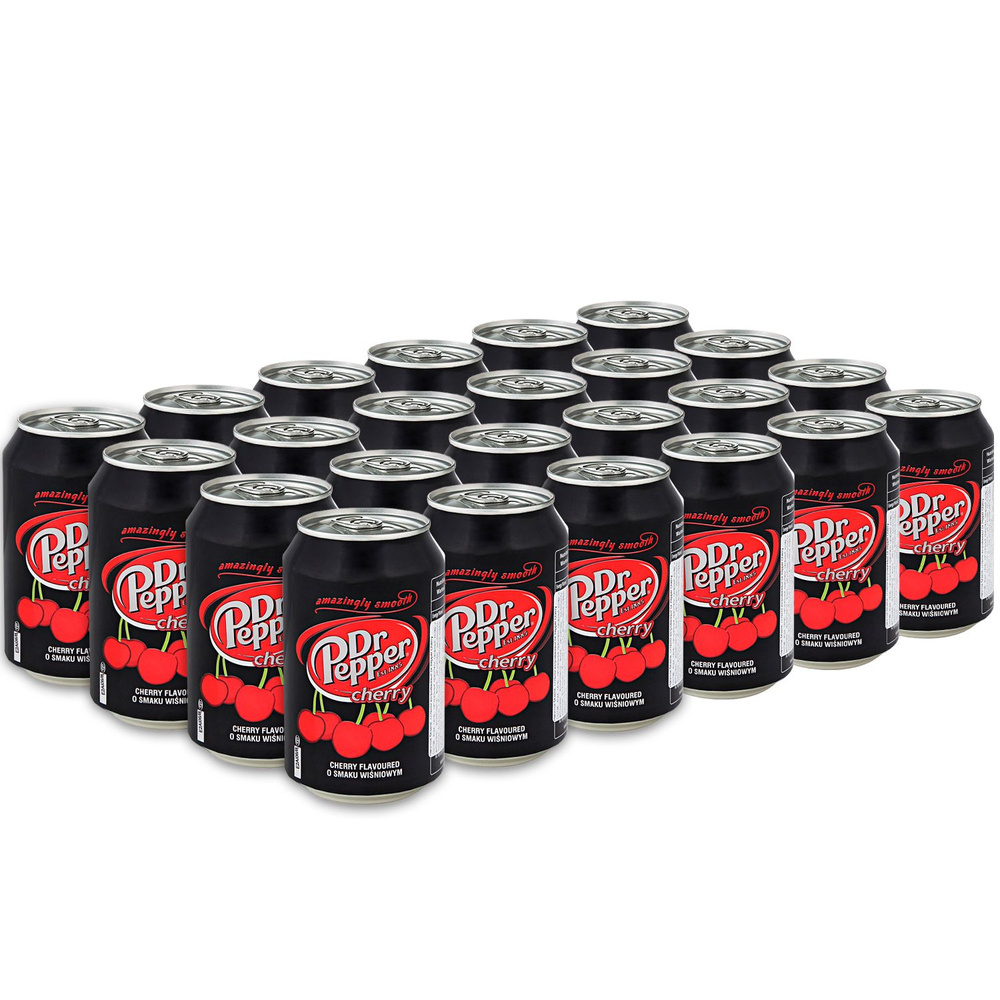 Напиток газированный Dr. Pepper Cherry (Доктор Пеппер) 0,33л х 24шт  #1