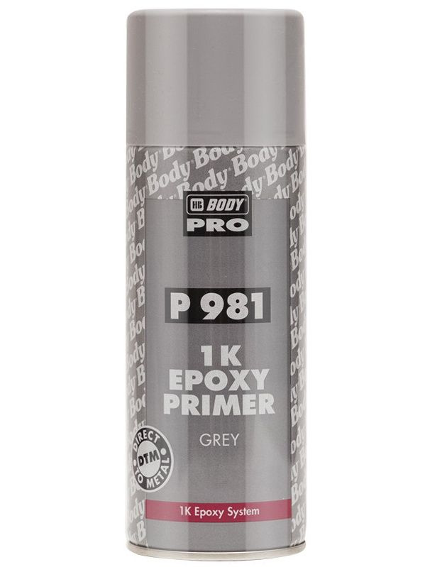 Грунт BODY P 981 Epoxy Primer 1K эпоксидный серый, аэрозоль 400 мл. #1