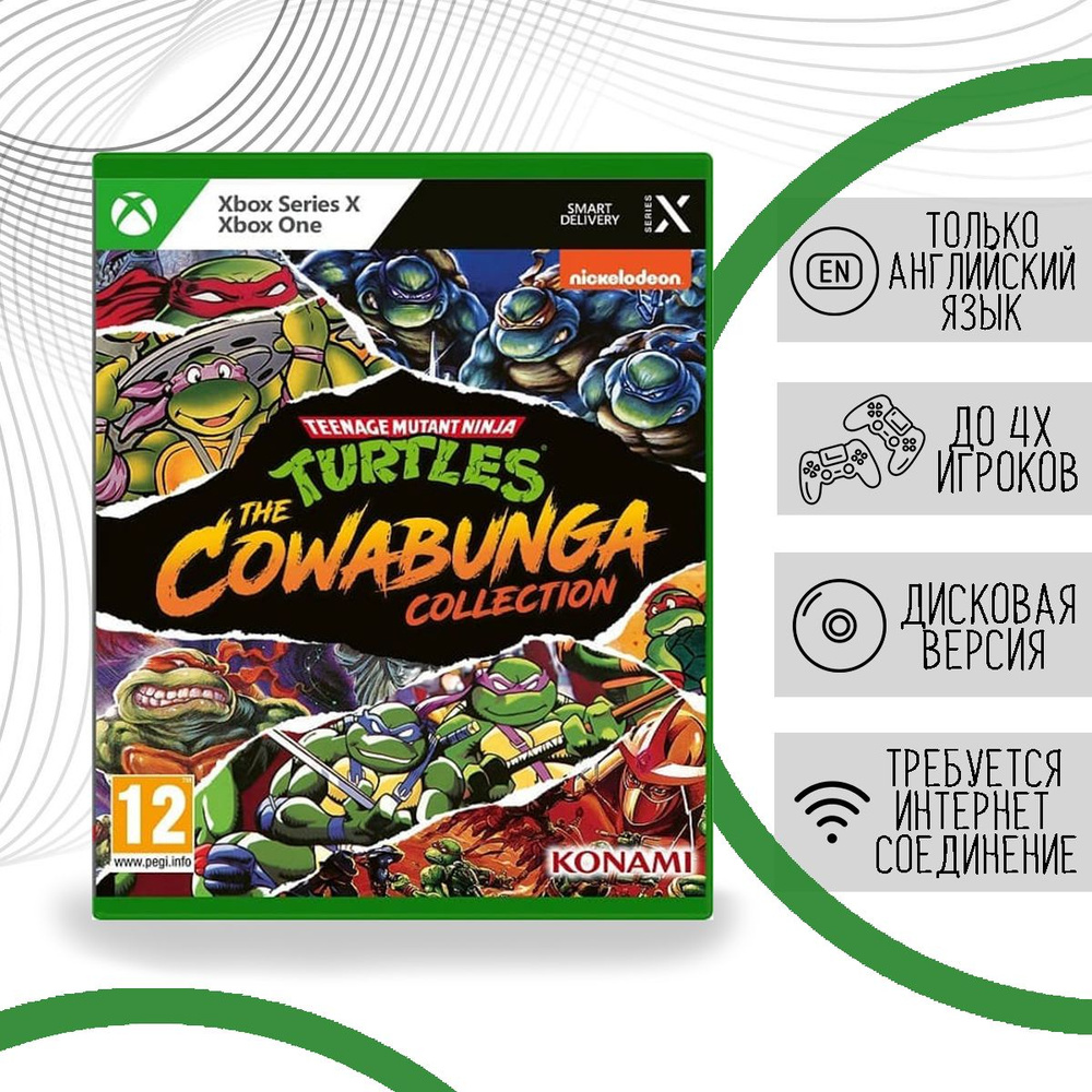 OZON Xbox интернет-магазине купить (Xbox с версия) по Английская цене (758999470) Collection Turtles: в Series, Cowabunga The низкой доставкой Ninja Mutant One, Teenage Игра