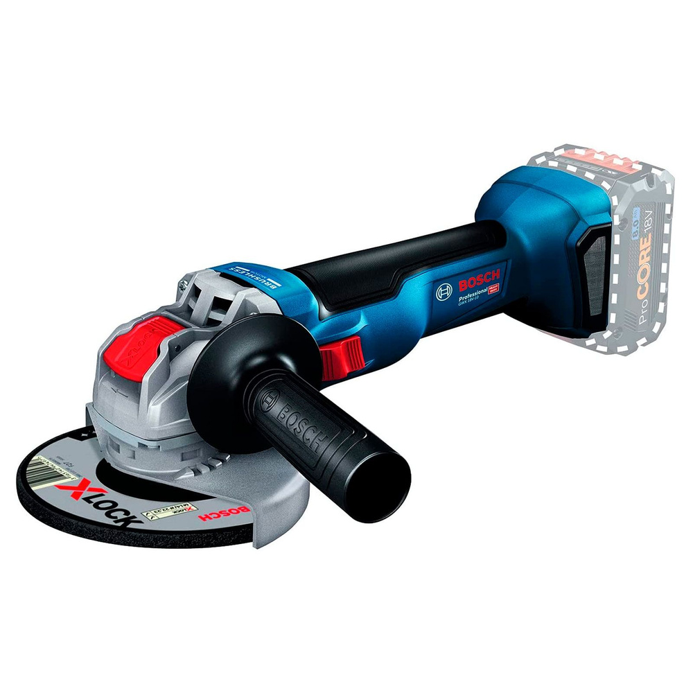 Шлифмашина угловая аккумуляторная Bosch GWS 18V-10 Professional Solo  06019J4002