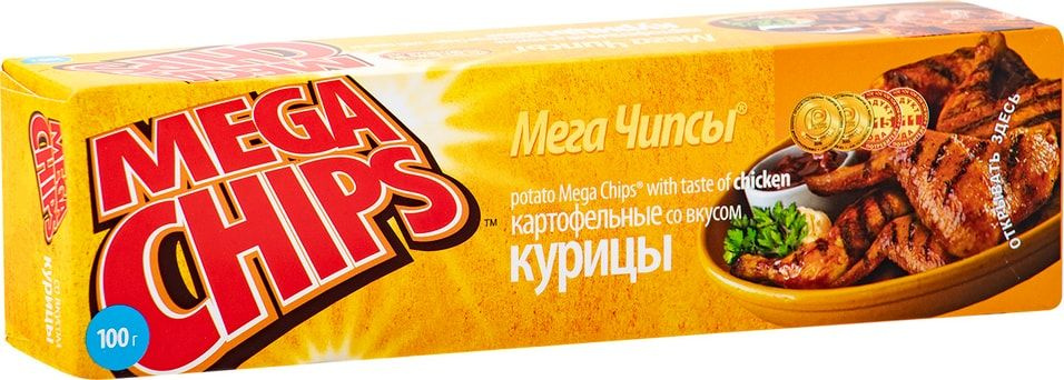 Чипсы Mega Chips Курица 100г х 3шт #1