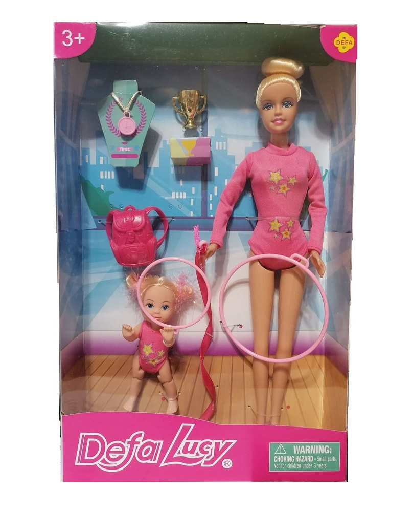 Кукла Defa Lucy. 29 и 10 см. Гимнастки - купить с доставкой по выгодным ...
