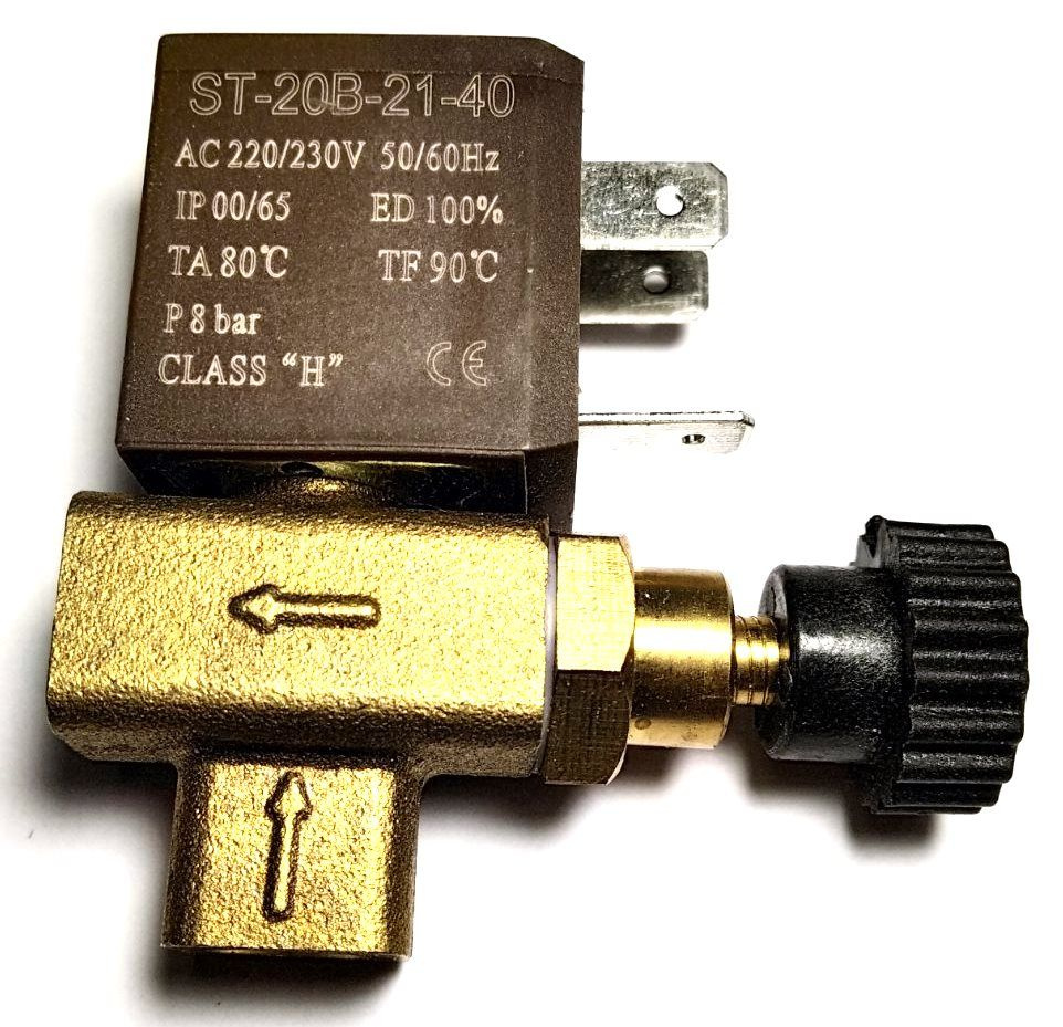 Электромагнитный клапан ST-20B-21-40 для газовой пушки с регулировкой 220V 8Bar  #1