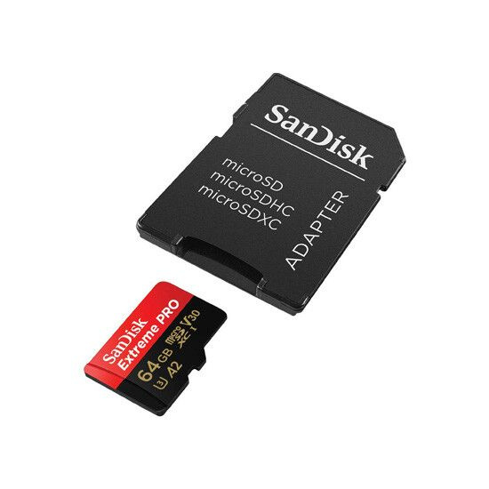 Карта памяти 64Gb microSDXC SanDisk Extreme Pro SDSQXCU-064G-GN6MA #1