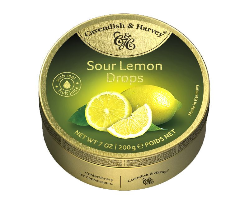 Леденцы Cavendish & Harvey Sour Lemon Drops Лимонные 200 г - купить с ...