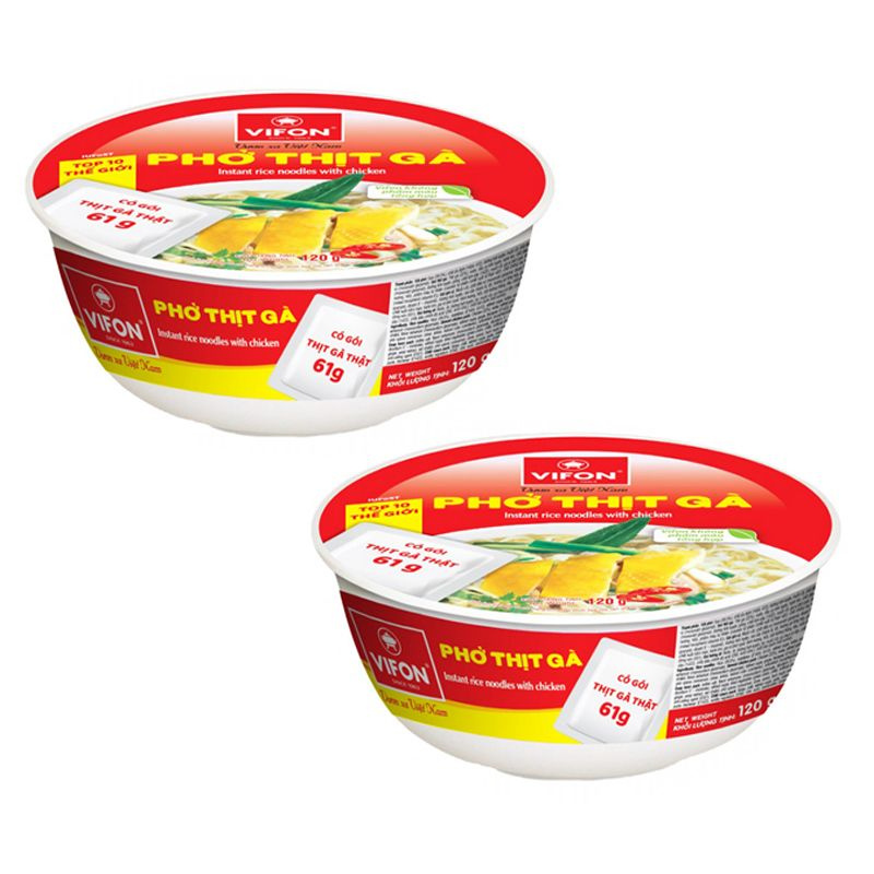 Суп быстрого приготовления ФО с курицей VIFON (2 шт. по 120 г)  #1