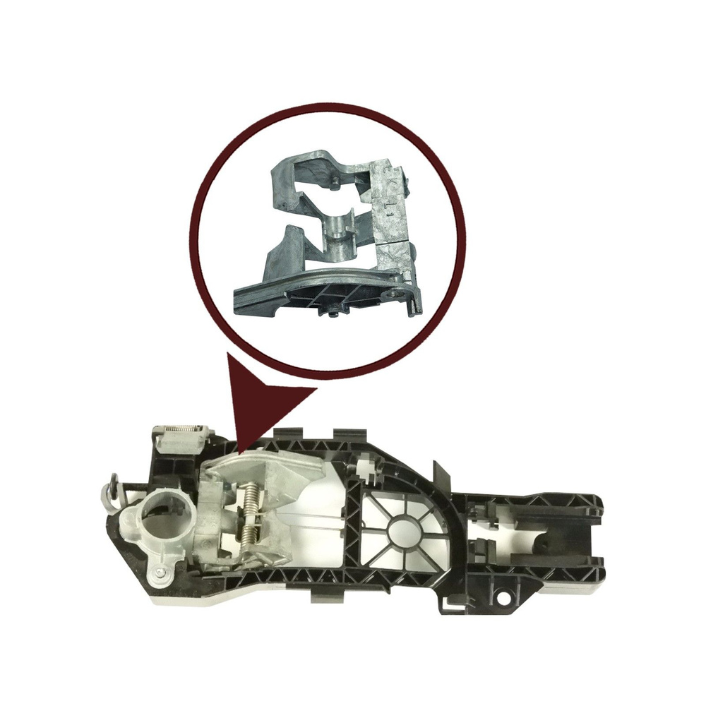 EDP890 Передняя левая наружная дверная ручка Опора 3C0837885 Деталь ...