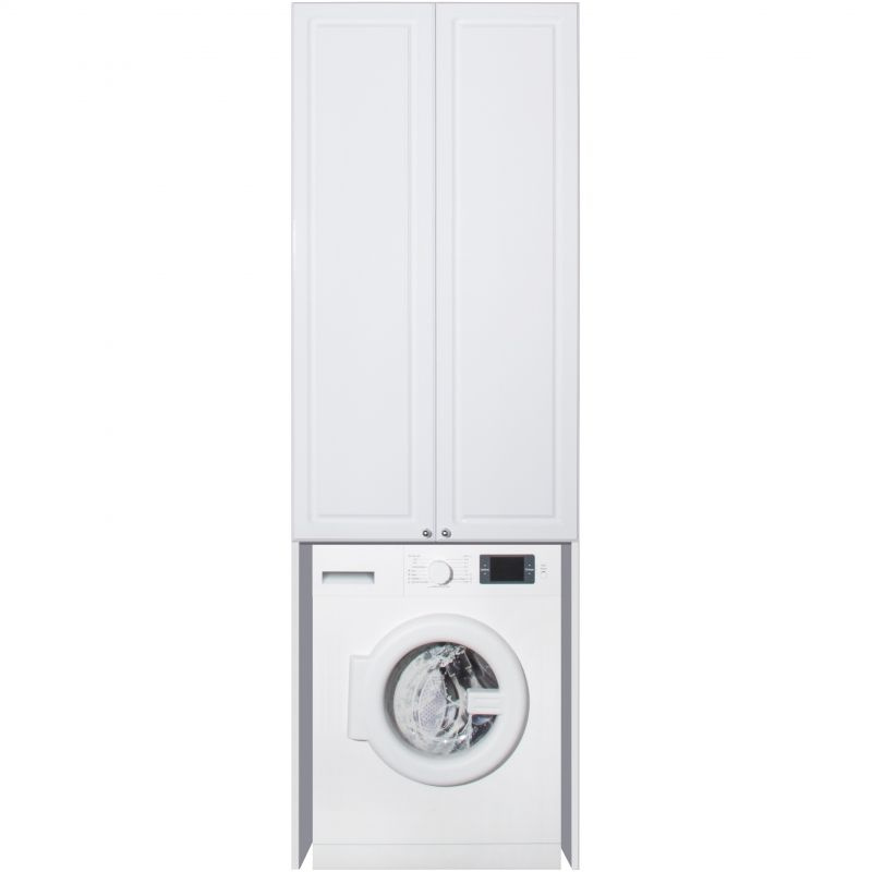 Шкаф пенал Style Line 68 АА00-000060 над стиральной машиной Белый - купить с доставкой по выгодным ценам в интернет-магазине OZON (824138833)