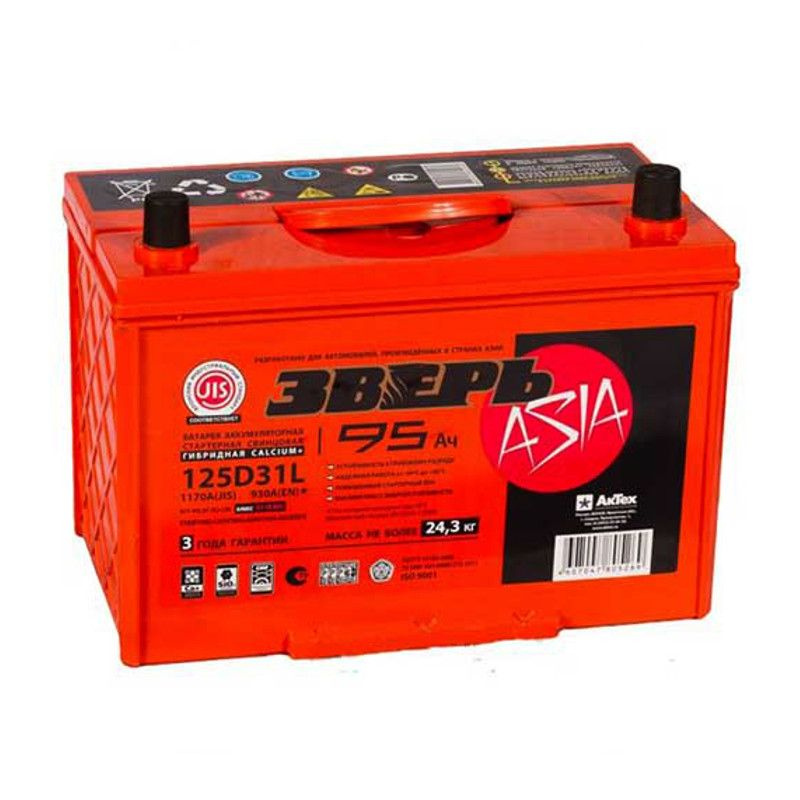 Аккумулятор автомобильный ЗВЕРЬ 6СТ951 купить по выгодной цене в ...