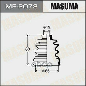 Пыльник ШРУСа Masuma MF-2072 #1