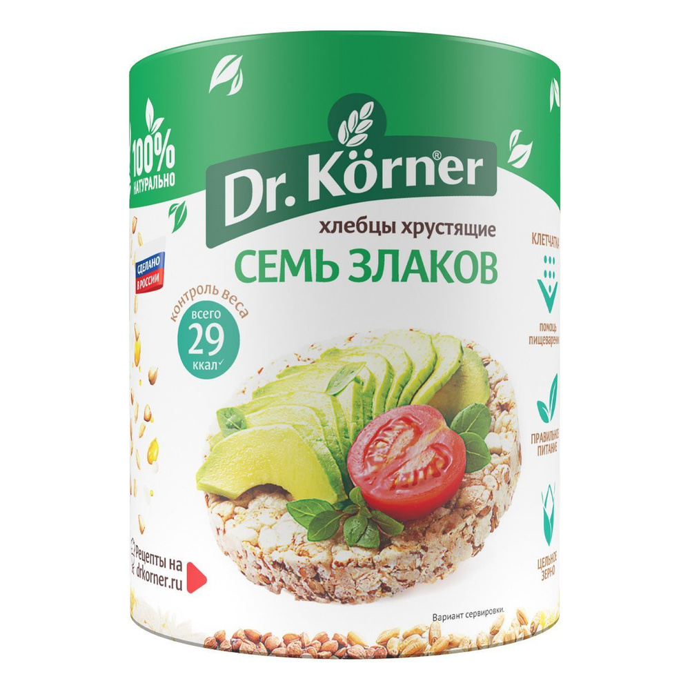 Dr. Korner Семь злаков хлебцы, 100 г #1