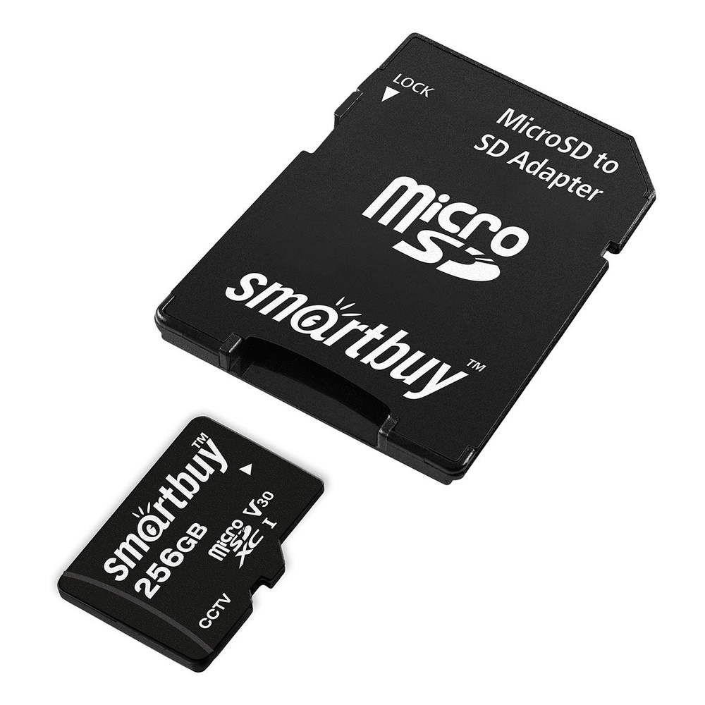 Карта памяти для видеонаблюдения MicroSDXC 256 Гб U3 V30 (SB256GBSDCCTV)  #1