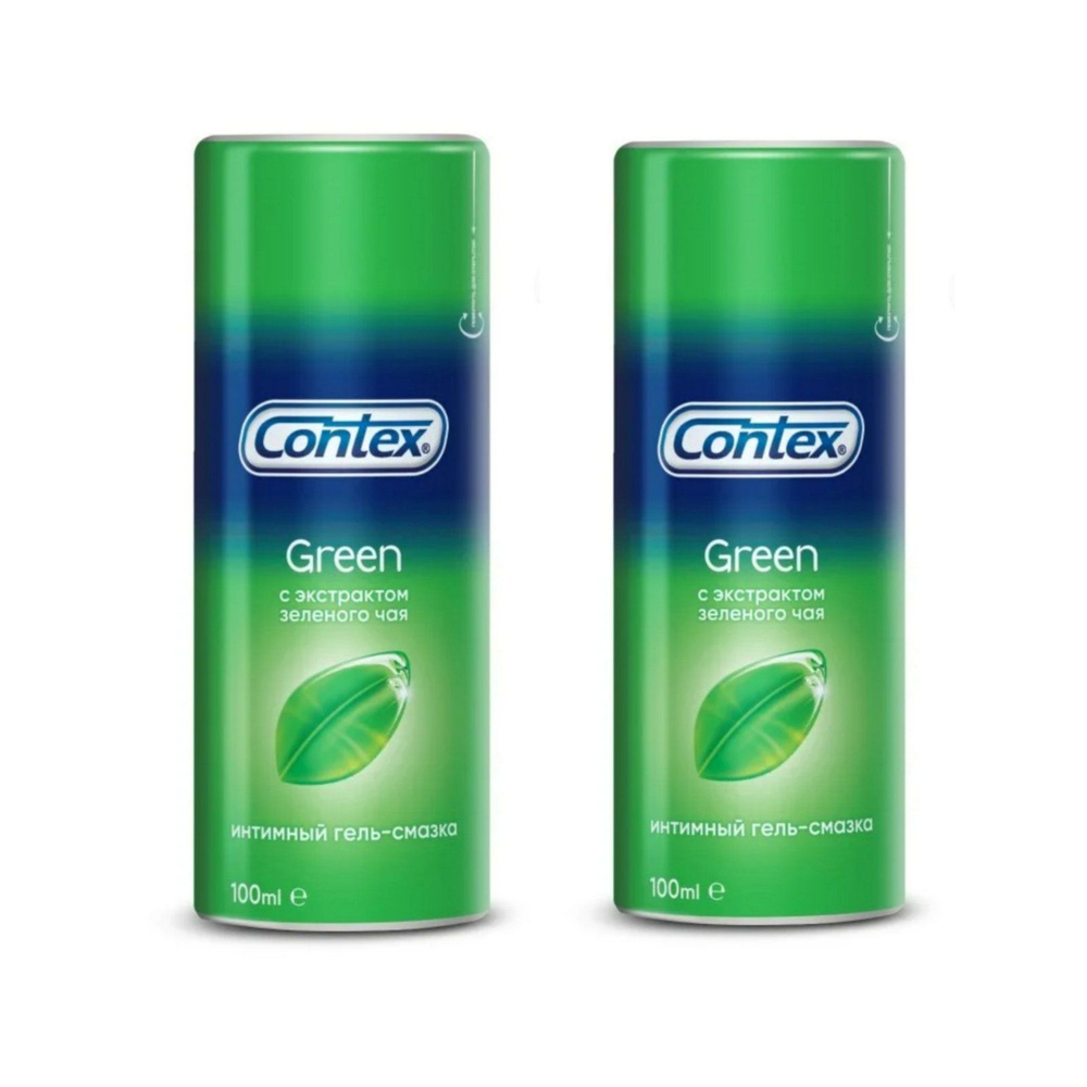 Гель-смазка Contex Green фл 100 мл,2шт #1