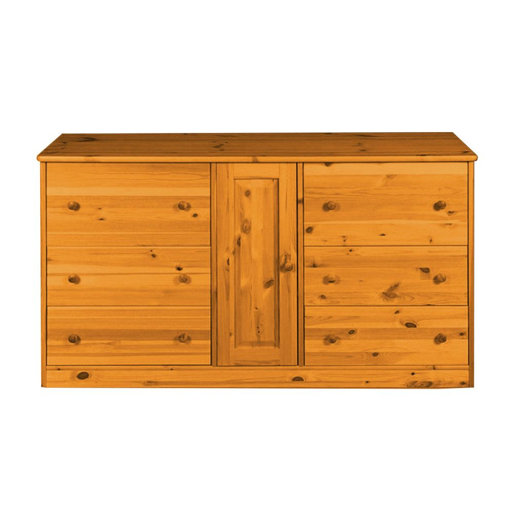 Комод Дом Мебели из Сосны Вокко 75-13, 152x41x83 см, 6 ящ. - купить по ...
