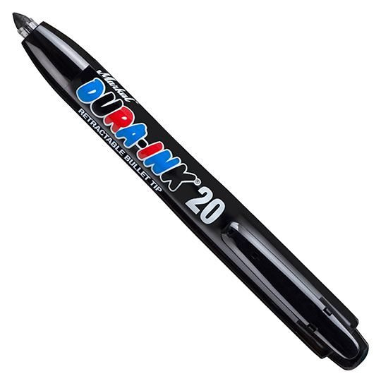 Маркер перманентный фетровый MARKAL Dura-Ink 20 черный (96575) #1