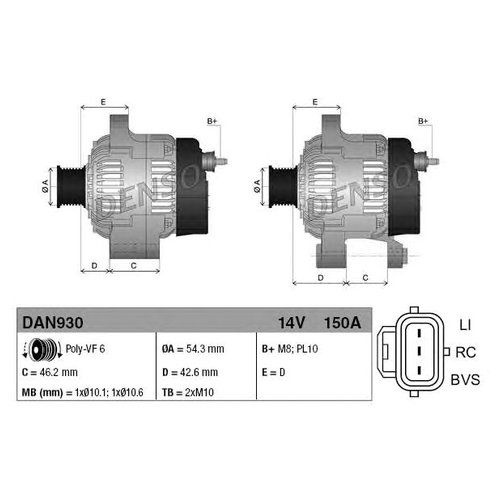 Генератор Denso dan930 #1