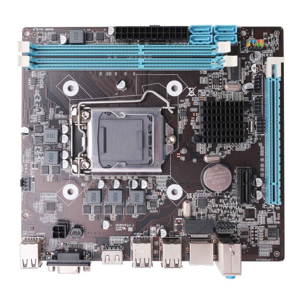 Материнская компьютера HM55 I3 I5 LGA 1156 настольный компьютер игровая ...