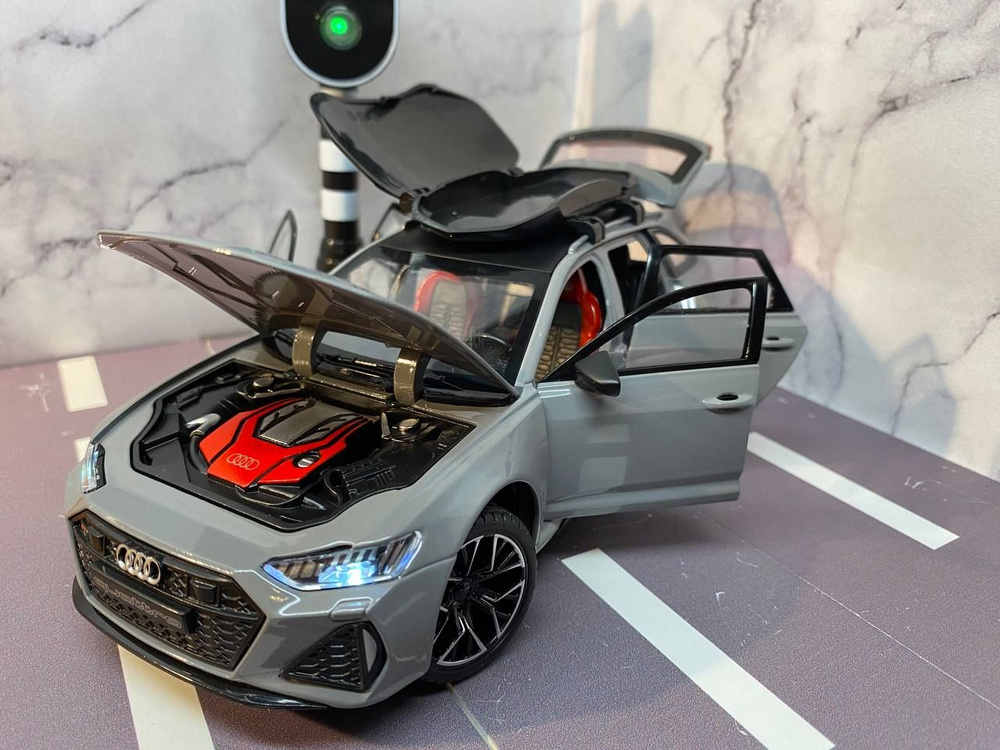 Детская игрушка металлическая Модель Ауди РС6 Авант ( Audi RS6 Avant ...