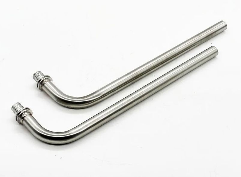 Г-образная трубка Rehau 16 длина трубки мм-250 нержавеющая сталь ...