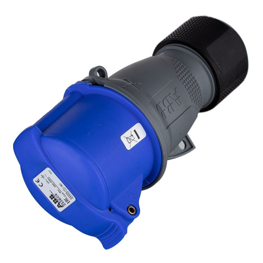 Розетка кабельная Easy Safe переносная с заземлением 2Р+Е 1 фаза 32 А ...