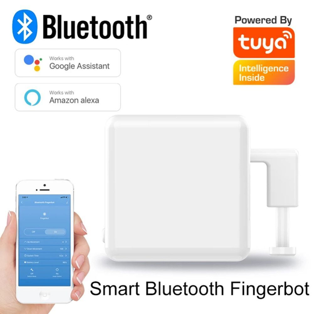 Tuya Bluetooth Умный Fingerbot Bot Knop Pusher Умный домашний голосовой  контроль Alexa Google Assistant - купить с доставкой по выгодным ценам в  интернет-магазине OZON (1317124422)