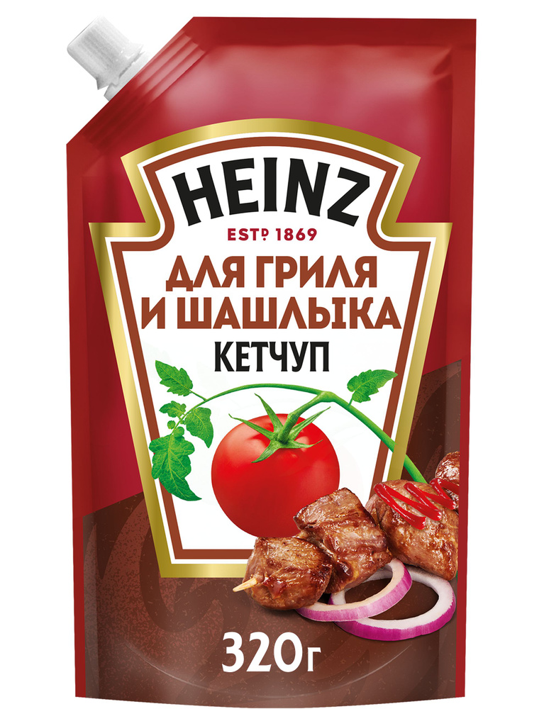 Кетчуп Heinz для гриля и шашлыка, томатный, 320 г #1
