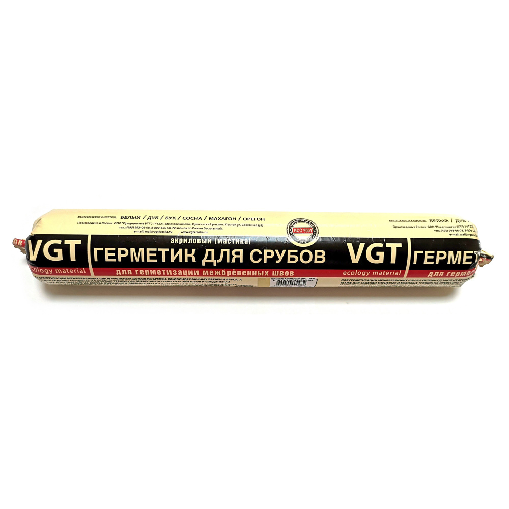 Герметик акриловый для срубов VGT (0,9кг) белый