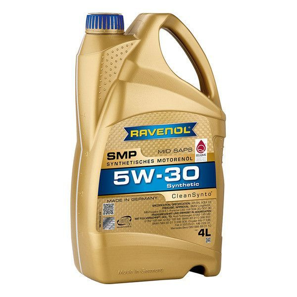 RAVENOL Smp Sae 5W-30 Масло моторное, Синтетическое, 4 л #1