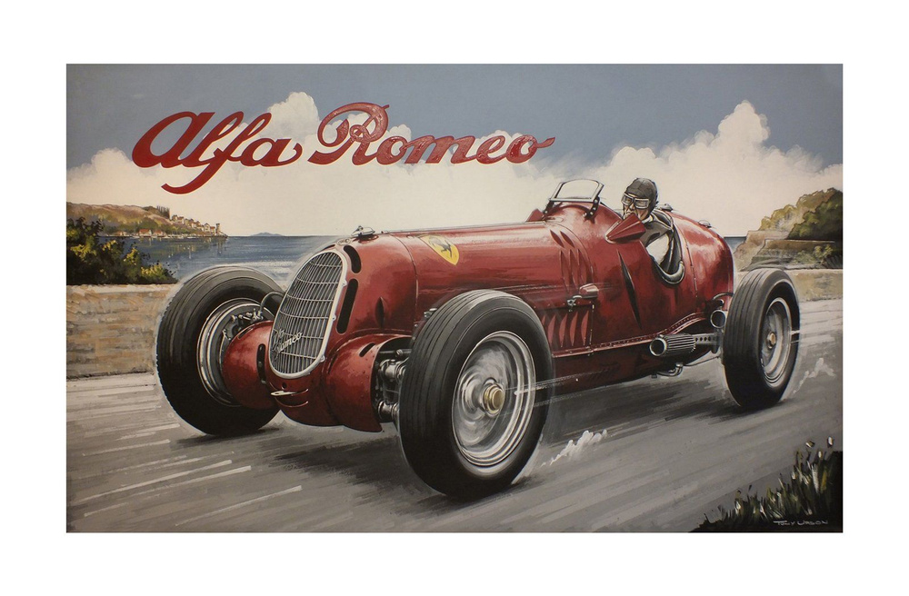 ПростоПостер Постер "Alfa Romeo", 50 см х 40 см #1