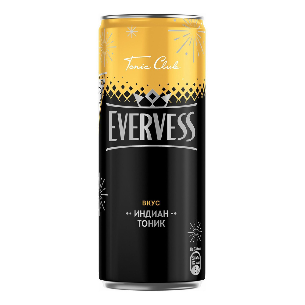 Газированный напиток Evervess Индиан Тоник сильногазированный 0,33 л  #1