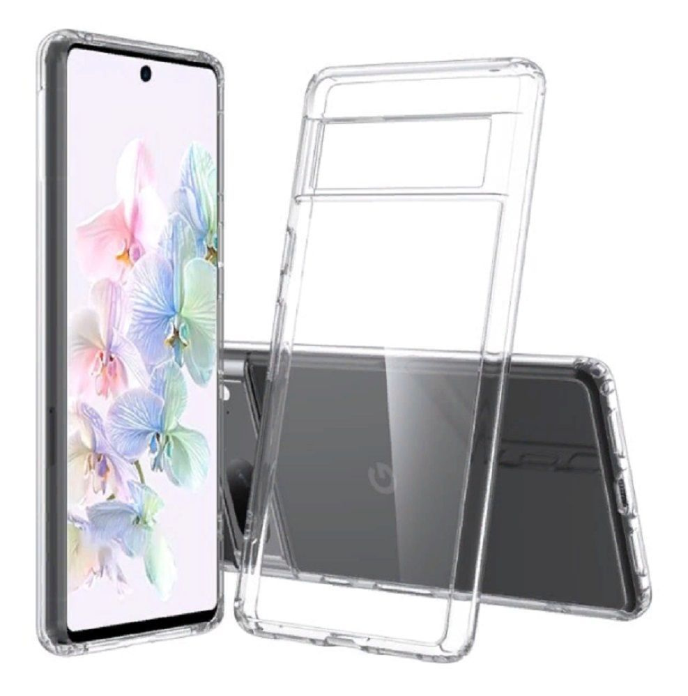 Силиконовый чехол для Google Pixel 7 Pro с БОРТИКОМ в отверстии камеры ...