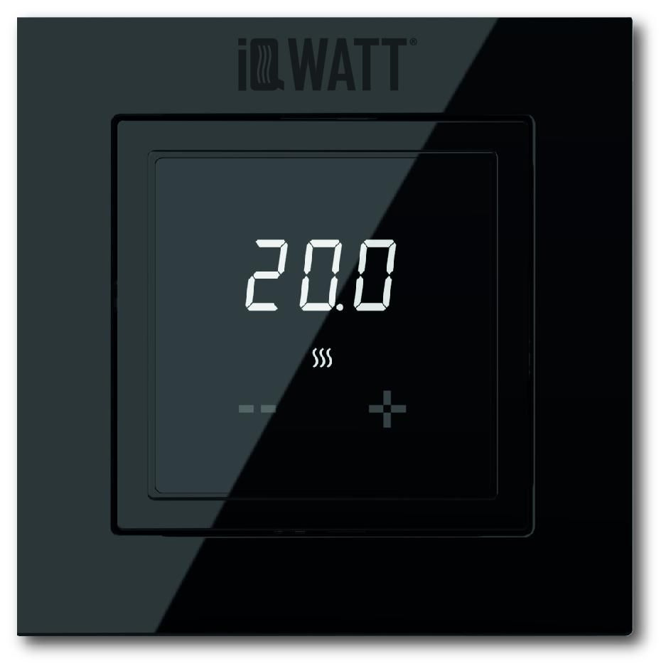 IQWATT Терморегулятор/термостат до 3200Вт Для теплого пола, черный  #1