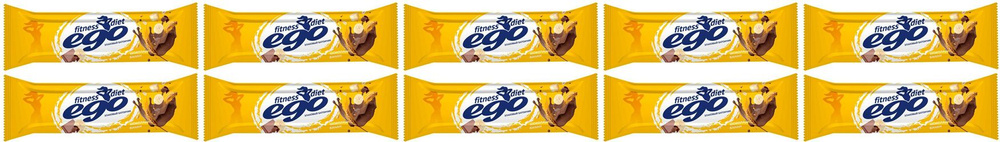 Батончик злаковый Ego fitness банан с молочным шоколадом с витаминами-железом, комплект: 10 упаковок #1
