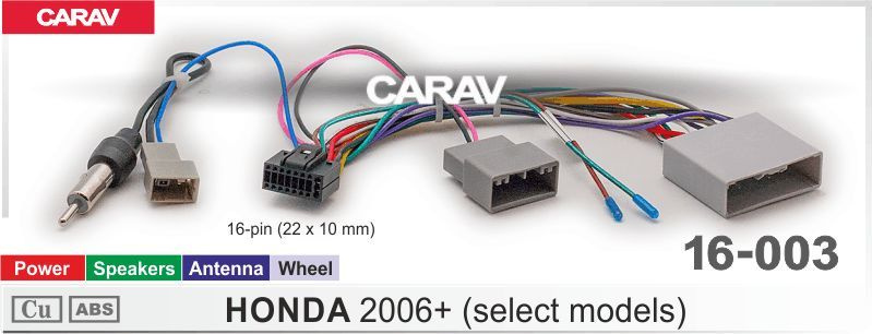 Адаптер CARAV 16-003 дополнительное оборудование для подключения 7/9/10.1 дюймовых автомагнитол на автомобили #1