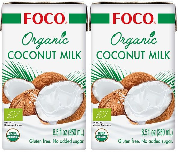 Кокосовое молоко FOCO ORGANIC 0,25 л х 2 шт #1