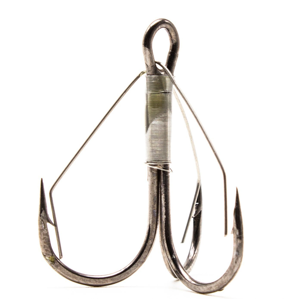 Крючки для рыбалки / Крючок-тройник незацепляйка Condor Weedless Treble Hook  №1/0 BN (25 шт./упак) Корея - купить с доставкой по выго
