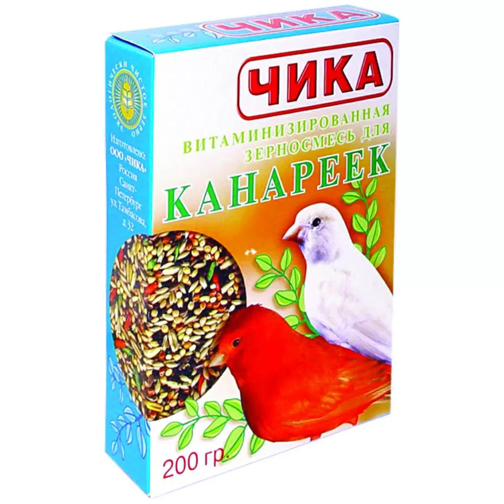 Чика 200 г корм для канареек 18 шт #1