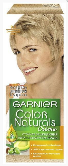 Garnier крем-краска для волос Color Naturals, 9.1 солнечный пляж ...