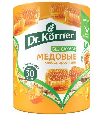 Dr. Korner Медовый злаковый коктейль хлебцы, 100 г #1