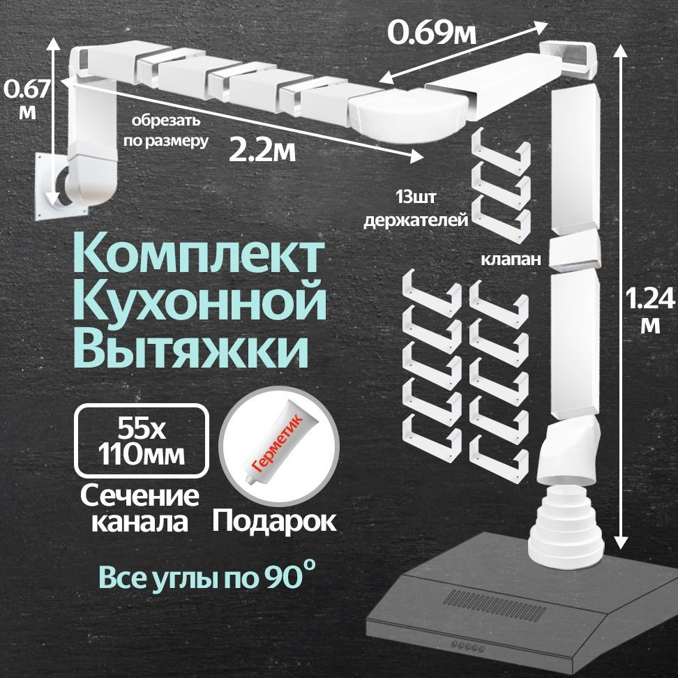 Пластиковые короба для вытяжки: обзор видов + правила установки