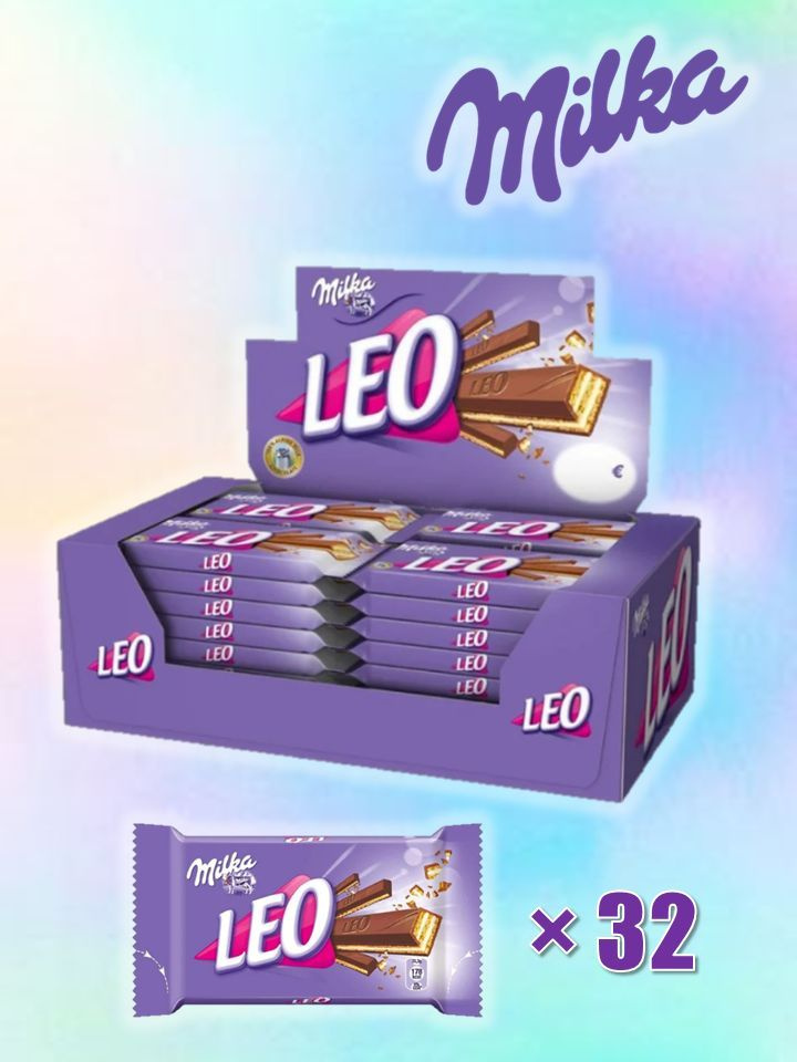 Вафли Milka Leo/ Милка Лео  33,3 г*32 шт #1